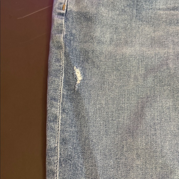 LOFT Straight Leg Women's Jeans in Light Blue Denim - Picture 6 of 6